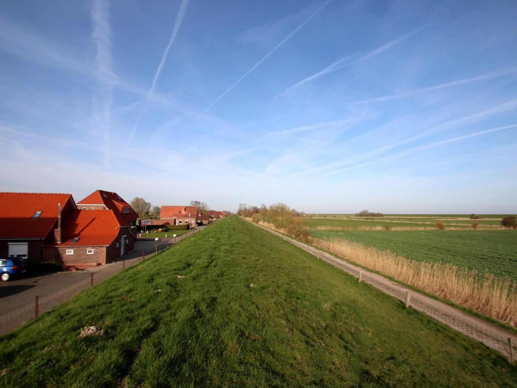 Spacious Apartments With Private Terrace Near The North Sea Dike Neßmersiel Exterior foto