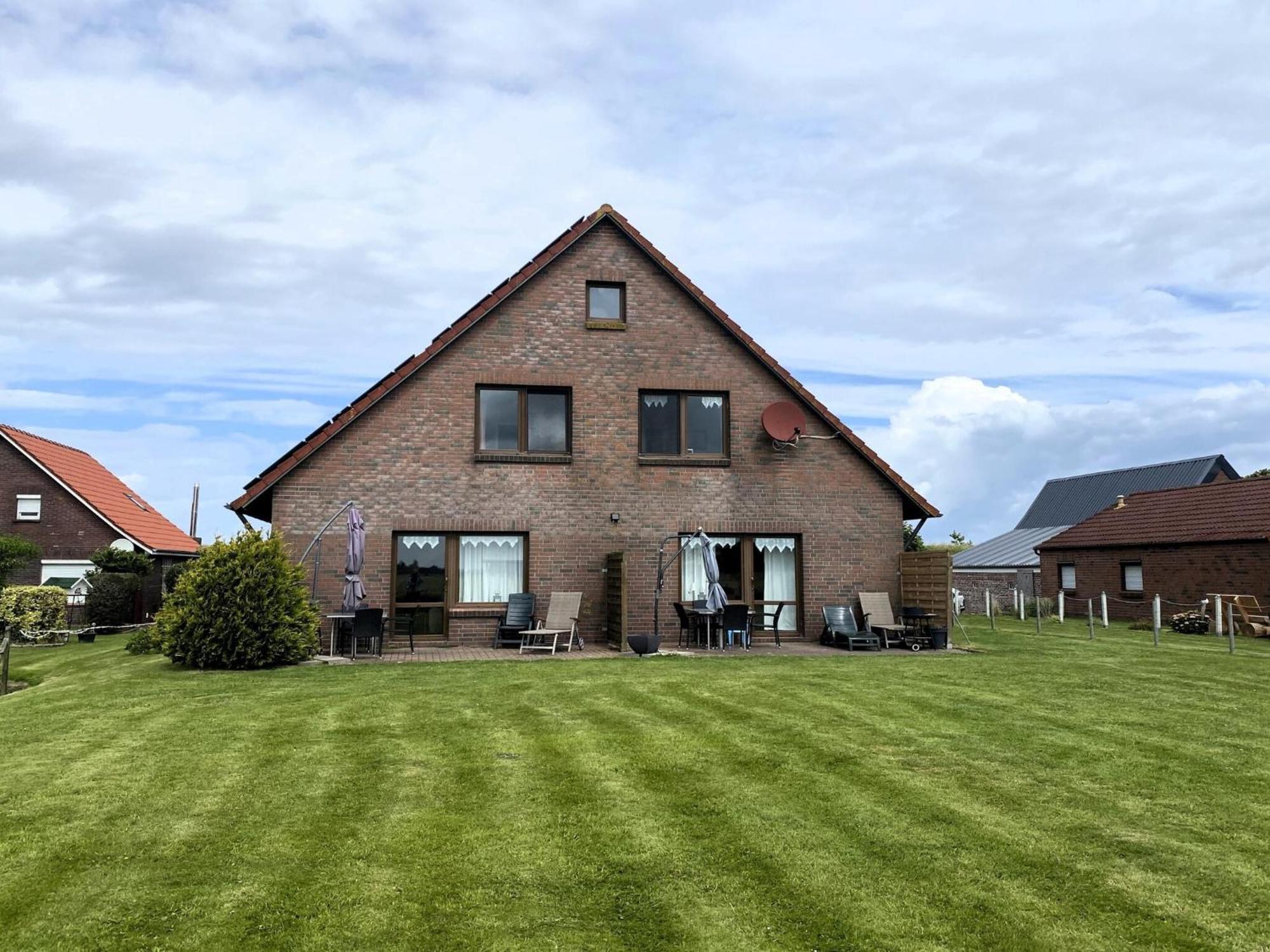 Spacious Apartments With Private Terrace Near The North Sea Dike Neßmersiel Exterior foto